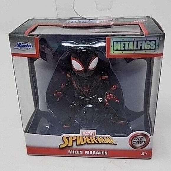Jada Die Cast Figure Metalfigs‎ Spider-Man Miles Morales Marvel New - Picture 9 of 9